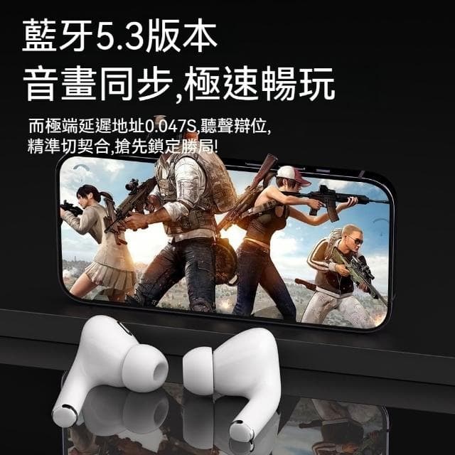 台灣出貨 A9Pro五代耳機 屏幕耳機 入耳式藍芽耳機 ANC主動降噪通透高音質 真無線藍牙耳機 無線耳機 適用蘋果安卓