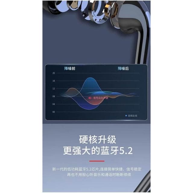 台灣現貨 無線蓝芽耳机 挂脖耳機 超长续航 led 数字显示 全新芯片 运动 跑步 藍芽無線耳机 久待舒適 無痛 3D杜比環繞 藍牙耳機
