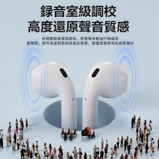 藍芽無線耳機 智能LCD觸控屏幕 降噪耳機 超長續航高音質 入耳式耳機 無線耳機 藍牙耳機 運動耳機 藍芽耳機