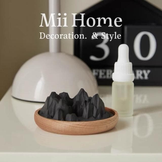 Mii厝邊  硅藻土香氛擴香石 無火擴香石 山脈擴香石 汽車擴香石擴香水晶擴香石 擴香 辦公室擺設交換禮物