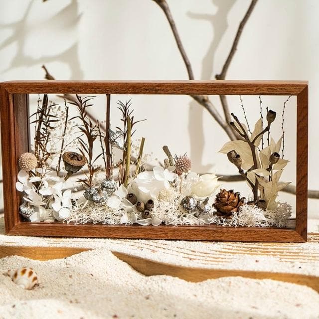 Quality 聚家 永生花相框 桌上擺件 乾花裝飾品 手工DIY材料包 家居裝飾品 生日禮物