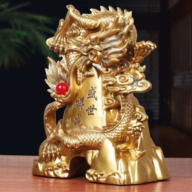 金龍擺件十二生肖龍招財鎮宅客廳家居公司開業保險送禮工藝品禮品
