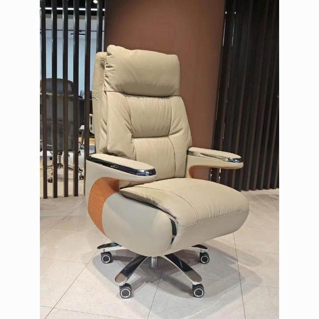 老闆椅 大班椅 電動老闆椅現代真皮辦公可躺椅電腦椅按摩全自動書房多功能大班椅
