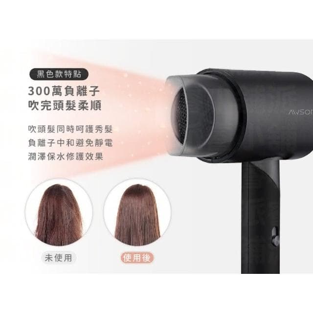 【AWSON 歐森】負離子柔護吹風機 LD570