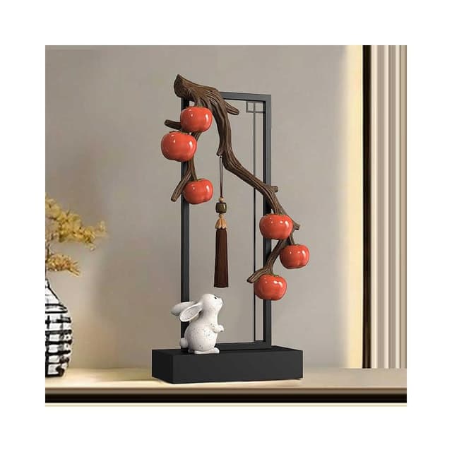 事事順利家居飾品 玄關櫃高擺件 裝飾 新中式 客廳酒櫃工藝品 喬遷禮物