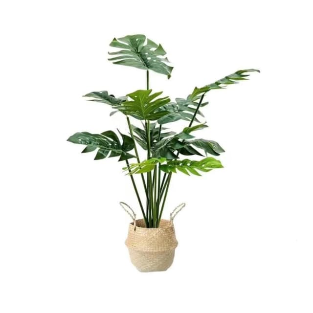 160公分 仿真植物 北歐仿真龜背葉 龜背竽 檸檬樹 仿真竹子 植物盆栽 商業擺飾假花 綠化植