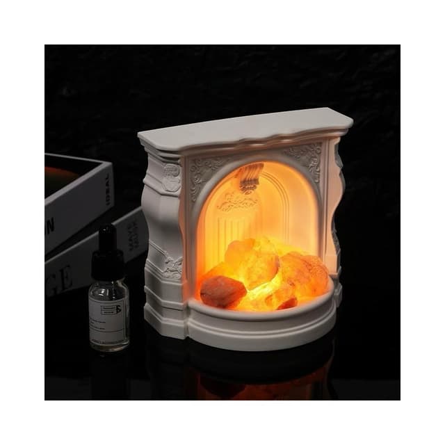 壁爐水晶石精油香薰 浪漫居家氛圍神器 香氛療癒與高質感裝飾