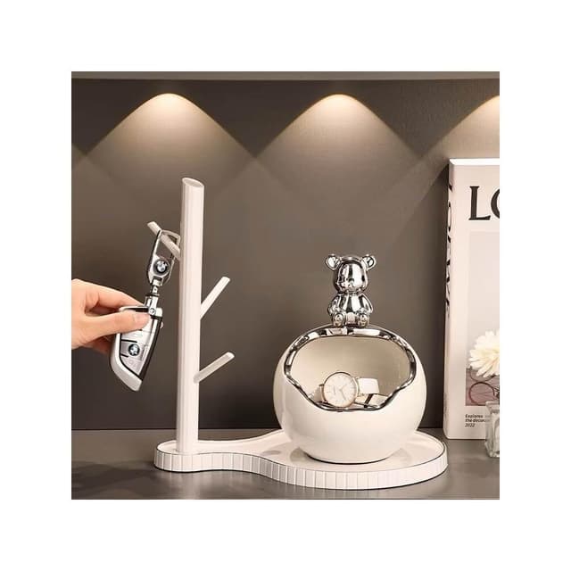 入戶玄關擺件 鑰匙收納 進門門口鞋櫃客廳裝飾品 喬遷新居禮品  鑰匙收納 玄關收納 鑰匙架 桌上收納 房間擺設