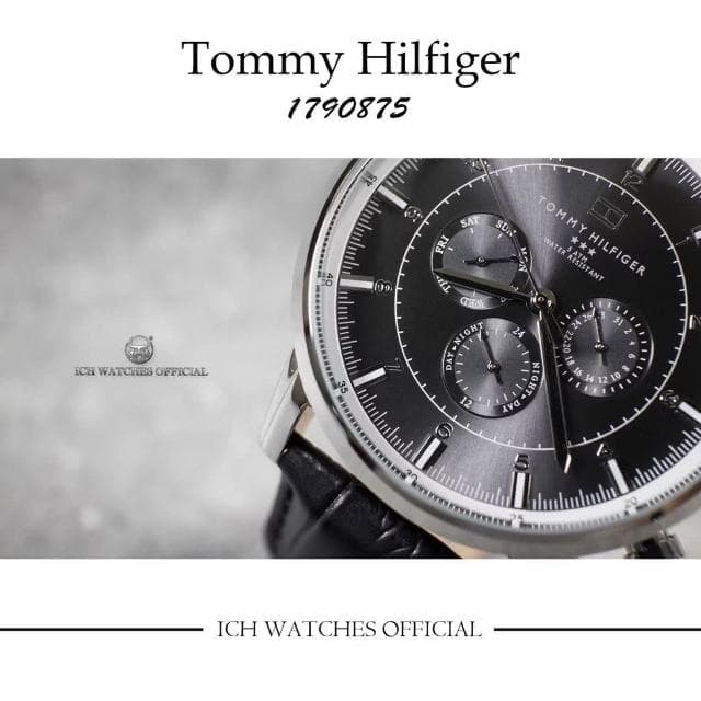 【Tommy Hilfiger】ICHco 實體門市 美國Tommy Hilfiger 1790875系列手錶三眼錶-男錶女錶正裝錶生日禮物父親節禮物情人節禮物