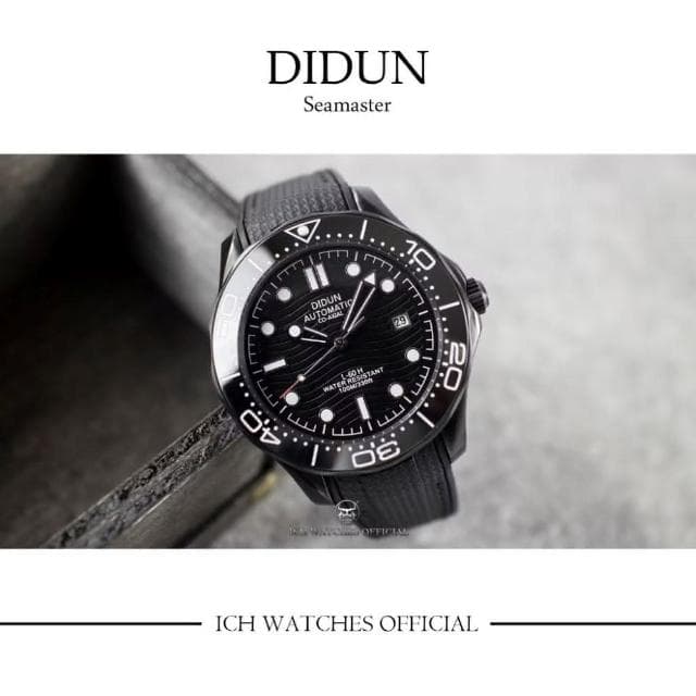 ICHco 實體門市 美國DIDUN 迪頓Seamaster300海馬系列機械錶-潛水錶樣式手錶男錶女錶運動錶007錶生日禮物父親節