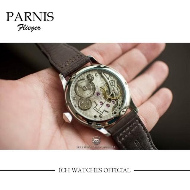 ICHco 實體門市 瑞士Parnis Flieger11系列飛行錶機械錶-手錶男錶女錶潛水錶運動錶水鬼大飛小王子聖誕節禮物生日