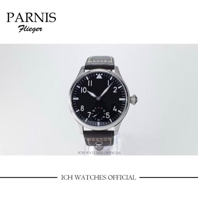 ICHco 實體門市 瑞士Parnis Flieger11系列飛行錶機械錶-手錶男錶女錶潛水錶運動錶水鬼大飛小王子聖誕節禮物生日