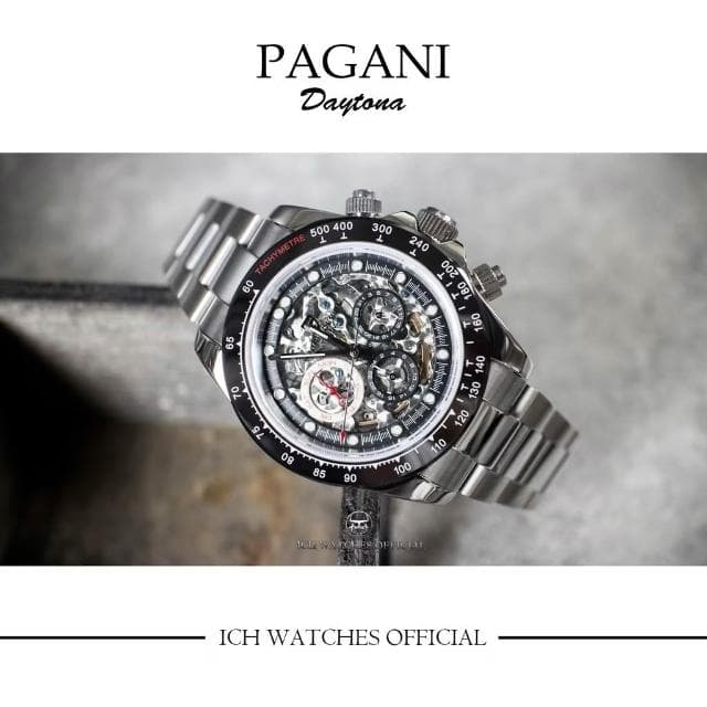 【Pagani 帕加尼】ICHco 實體門市 美國Pagani Design Daytona迪通拿系列賽車三眼計時錶-男錶女錶石英錶機械錶生日禮物父親節禮物情人節