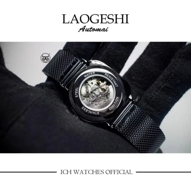 ICHco 實體門市 Laogeshi 方形工業風機械錶-石英錶潛水錶七個星期五男錶女錶情侶錶學生錶運動錶情人節禮物生日禮物父親節禮物