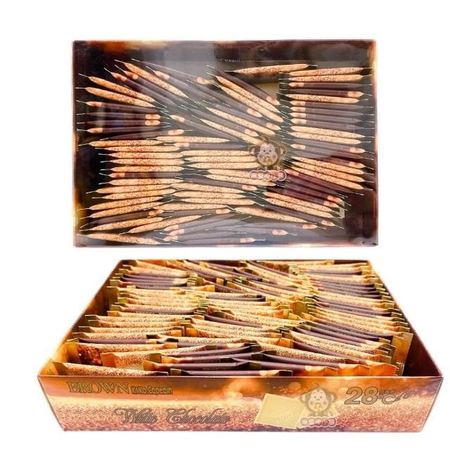 喉愛呷小舖 布朗白色風暴代可可脂巧克力 450g/盒 白巧克力 巧克力 禮盒裝