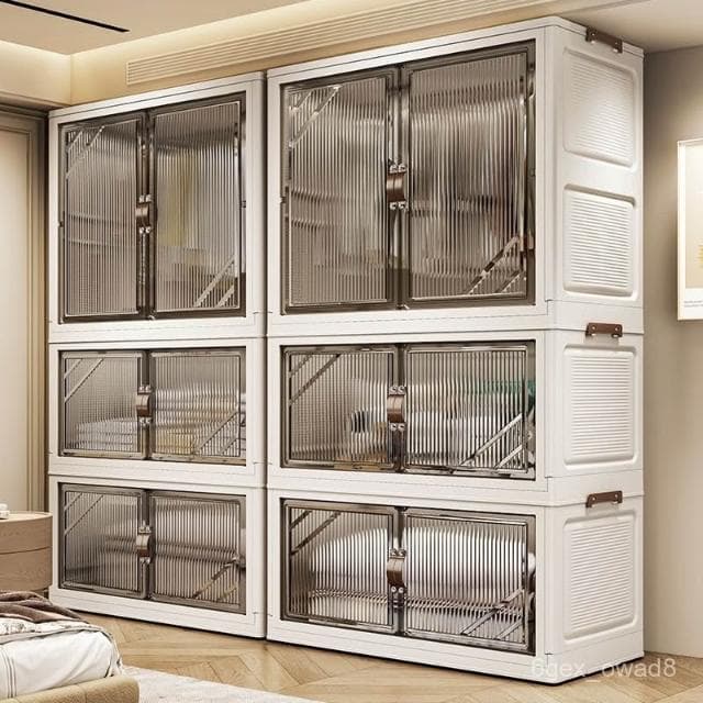 精品衝量🔥全臺免運 免安裝兒童衣櫃多層寶寶衣物收納櫃嬰幼兒衣櫥家用儲物櫃簡易衣櫃收納櫃 儲物櫃 置物櫃 櫥櫃 衣櫃