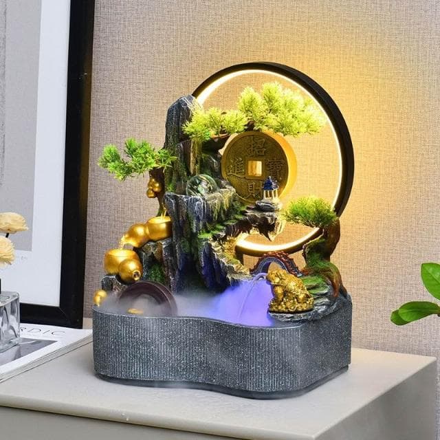 葫蘆流水盆 招財流水盆 流水聚寶盆 流水擺件 招財擺飾 開運 風水招財流水組 風水擺件 入厝禮物 開幕送禮