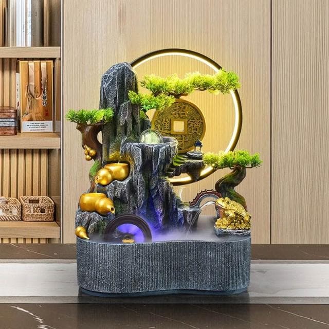 葫蘆流水盆 招財流水盆 流水聚寶盆 流水擺件 招財擺飾 開運 風水招財流水組 風水擺件 入厝禮物 開幕送禮