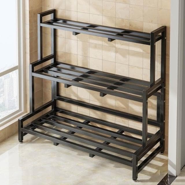 熱賣款 多層花架 花盆 花架 花架 實木花架盆栽架 多肉植物架 陽臺花架 花盆架  店鋪熱銷 花架子室內家用鐵藝不銹鋼置