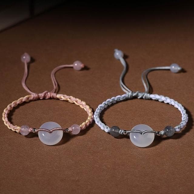 【EMMA SUE】手鍊 平安扣手鍊 手環 飾品 手工編織 瑪瑙手鍊 平安扣 情侶手鍊 手繩 閨蜜手鍊 編織手鍊 手鍊女 生日禮物