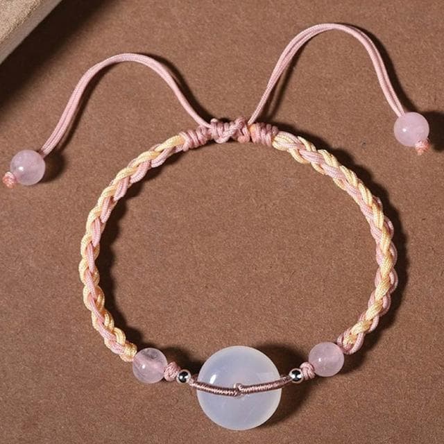 【EMMA SUE】手鍊 平安扣手鍊 手環 飾品 手工編織 瑪瑙手鍊 平安扣 情侶手鍊 手繩 閨蜜手鍊 編織手鍊 手鍊女 生日禮物