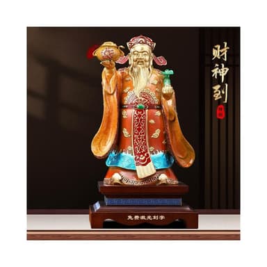 🔥低價下殺🔥招财进宝财神爷摆件 铜工艺品 客厅办公室高档装饰品 新店铺开业礼物