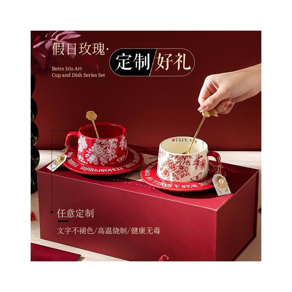 定制新婚禮品套裝送新人新娘閨蜜結婚禮物餐具實用禮品對杯紀念日