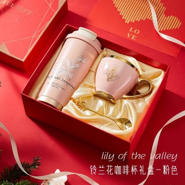 生日禮物送女生客戶老師實用高級感禮盒保溫杯定制結婚美業伴手禮