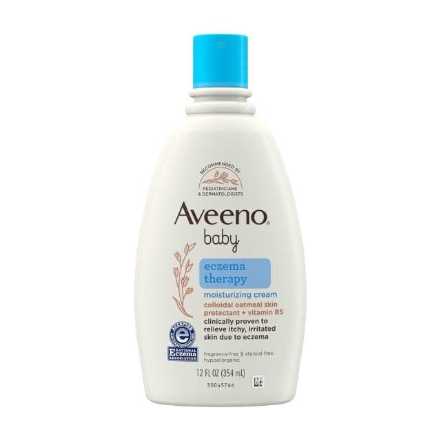 【Aveeno 艾惟諾】艾惟諾 嬰兒舒緩保濕乳霜 (無香異敏) 354ml大瓶*3瓶