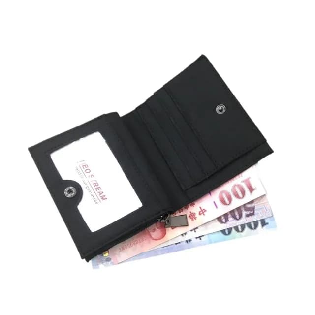 NEO STREAM 刷紋尼龍布短夾 拉鍊零錢袋 可放零錢 尼龍短夾 男生錢包 短夾 休閒 皮夾 男生皮夾 學生錢包 男用錢包 錢包