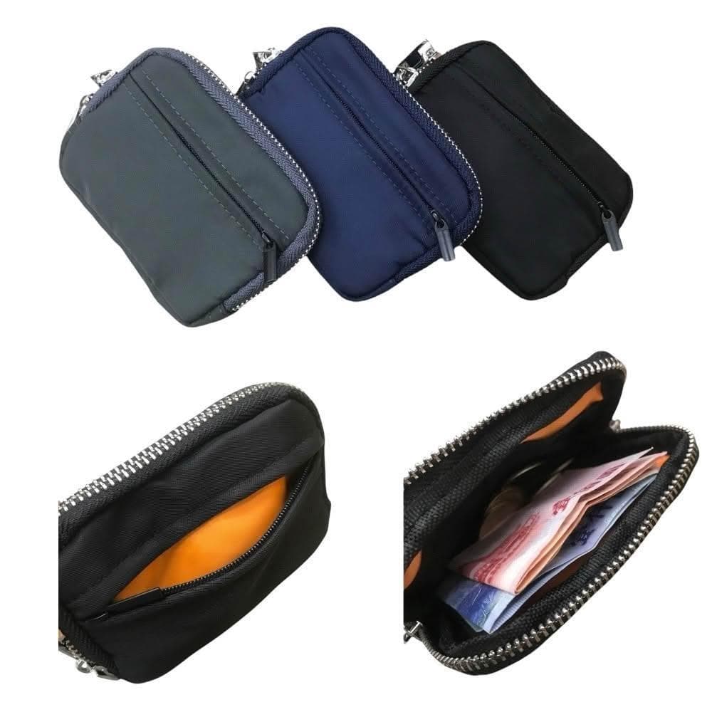 金屬感拉鍊零錢包 無印 零錢卡片包 錢包 駕照可放  男生零錢包 女生零錢包 男生錢包 小零錢包