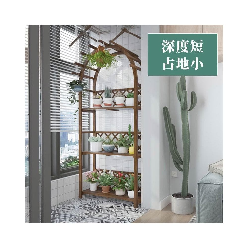 花架 盆栽架 植物架 防腐實木植物陽臺花架置物架落地式多層角落花架子花盆架客廳室內