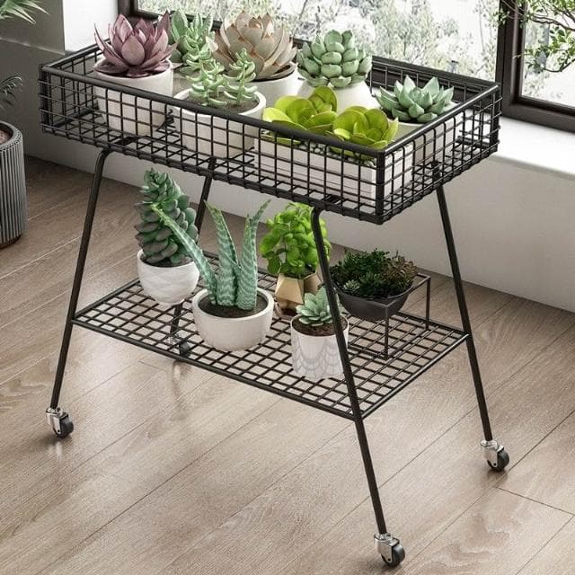 花架 盆栽架 植物架 鐵藝花架置物架陽臺多肉花盆架室內多層落地式戶外庭院植物擺放架