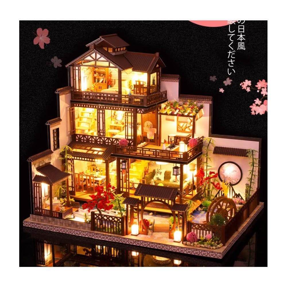 大旺小舖:diy袖珍娃娃屋材料包小屋桃源庭 生日結婚母親節情人節聖誕交換禮物 實體店面