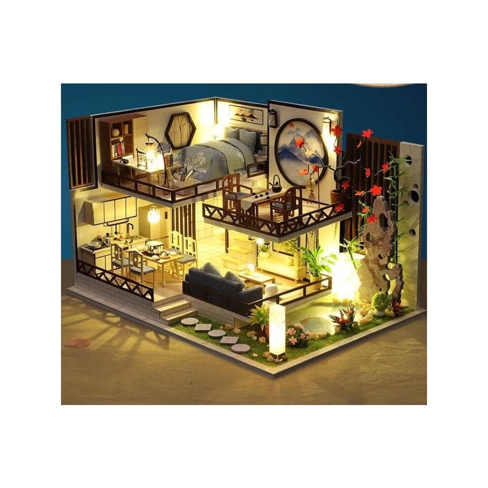 大旺小舖:DIY小屋 墨香竹韻袖珍屋娃娃屋材料包 賣場上百款小屋可選 生日結婚母親節情人節聖誕交換禮物