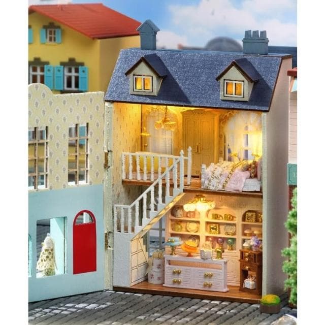 大旺小舖:DIY小屋迷你家園  心意禮品店 袖珍屋娃娃屋材料包 生日結婚母親節情人節聖誕交換禮物 實體店面