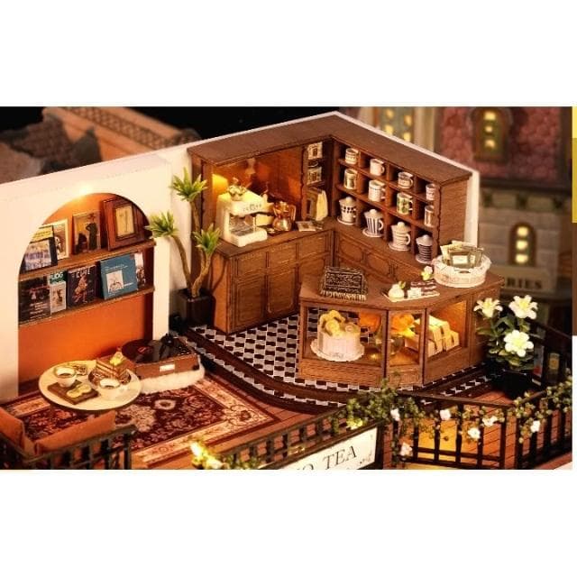 大旺小舖:DIY小屋 叢林么么茶 袖珍屋娃娃屋材料包  賣場上百款小屋 生日結婚母親節情人節聖誕交換禮物