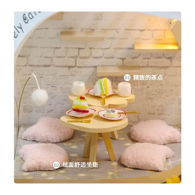 大旺小舖:台北現貨DIY小屋貓咖後花園 袖珍屋娃娃屋材料包 生日結婚母親節情人節聖誕交換禮物 實體店面