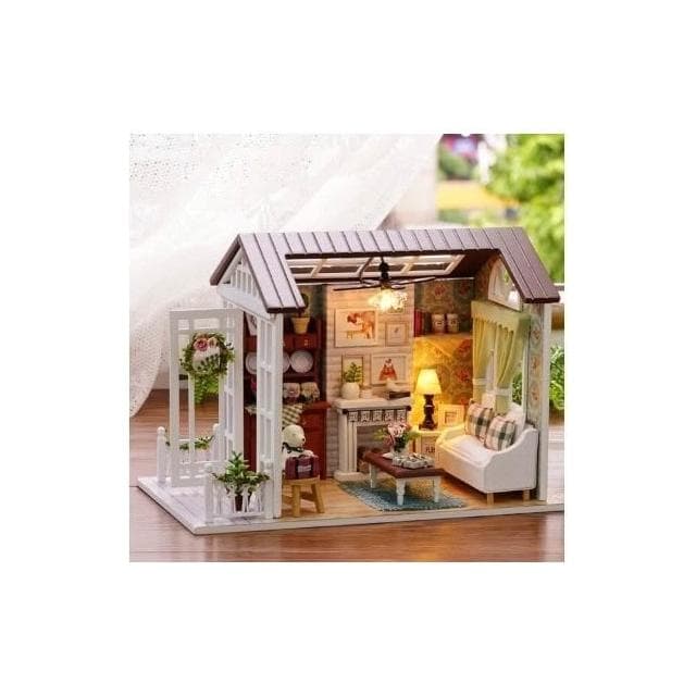 大旺小舖:DIY小屋美好歲月  袖珍屋娃娃屋材料包 生日結婚母親節情人節聖誕交換禮物 實體店面