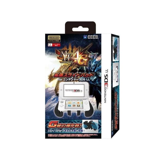 大旺小舖: 日本限定 HORI原廠 N3DSLL XL 魔物獵人4G 左類比擴充座 擴充手把 生日結婚聖誕情人節禮物