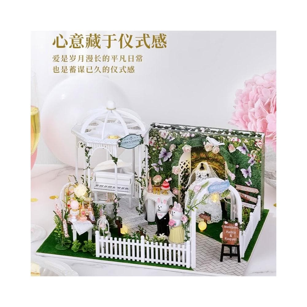 大旺小舖:DIY小屋袖珍屋娃娃屋材料包 期許相遇 生日結婚母親節情人節聖誕交換禮物 實體店面