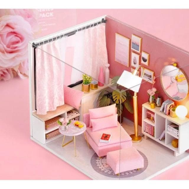 大旺小鋪:DIY小屋幸福小時光  袖珍屋娃娃屋材料包 賣場數百種小屋 生日結婚母親節情人節聖誕交換禮物