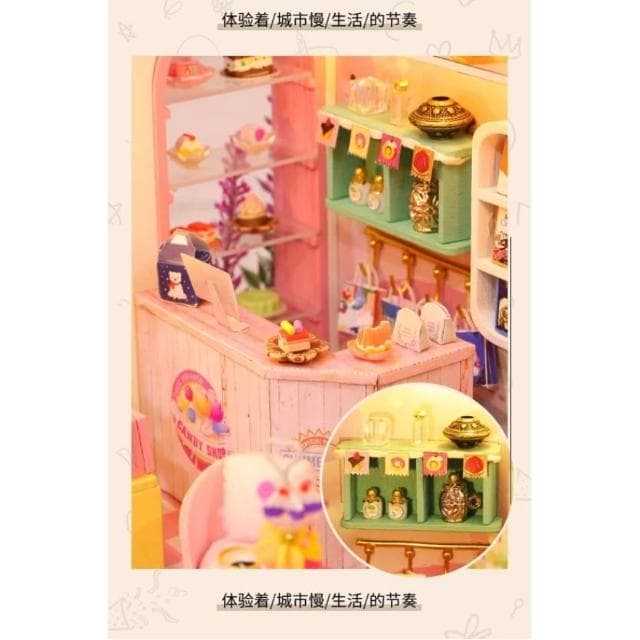 大旺小舖:DIY小屋甜品私語 袖珍屋娃娃屋材料包 生日結婚母親節情人節聖誕交換禮物 實體店面