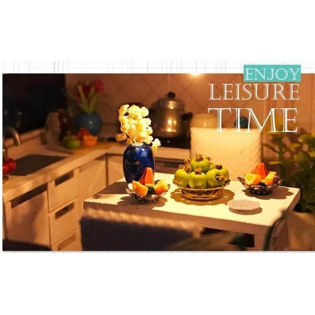 大旺小舖:DIY小屋袖珍屋娃娃屋材料包佛羅倫薩 生日結婚母親節情人節聖誕交換禮物 實體店面