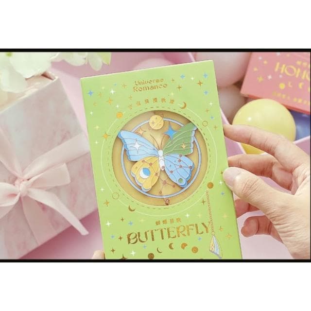 【德德小品集】金屬書籤宇宙 浪漫軌跡 創意 玫瑰 星辰 蝴蝶送女生朋友閨蜜同學情侶情人節小禮品生日禮物禮盒裝實用教師節送老師紀念品收藏