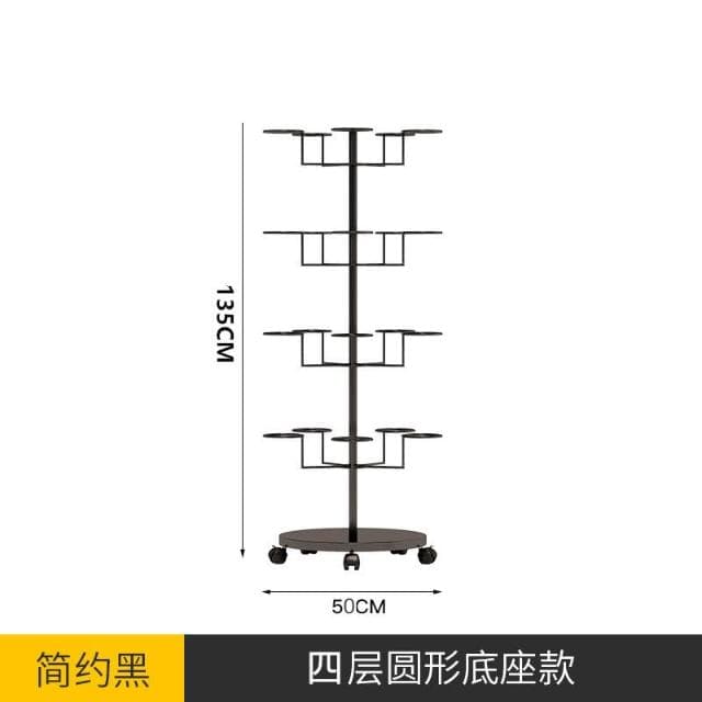 服装饰品店帽子展示架落地儿童母婴挂帽托多层摆放移动收纳置物架