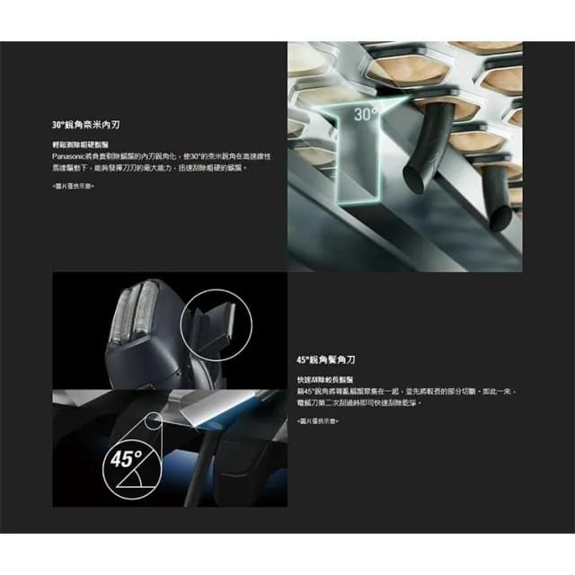 Panasonic國際 極簡系3枚刃電鬍刀ES-LT2B 刮鬍刀