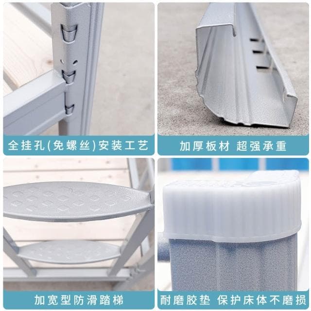 單層床單人床鐵床上下鋪鐵架員工宿舍雙層床學生公寓高低床鐵藝床