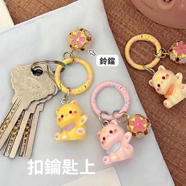 貓咪鑰匙圈 可愛動物吊飾 鑰匙扣 貓鑰匙圈 貓吊飾 學生書包吊飾 包包配飾 包包掛飾 可愛掛件 飾品 閨蜜小禮物