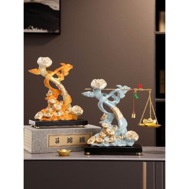 新中式高檔稱心如意擺件酒櫃客廳裝飾品開業禮物搬家喬遷新居禮品